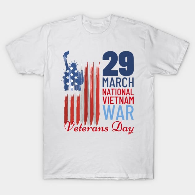 National Vietnam War Veterans Day T-Shirt by BlackRose Store